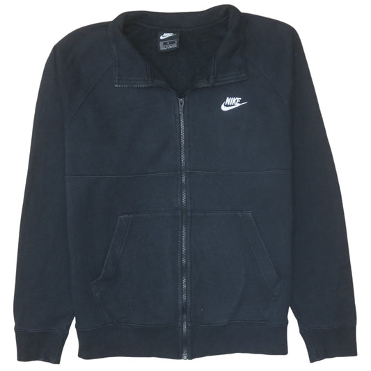 Nike Men's Black Medium Full Zip Fleece Track Jacket