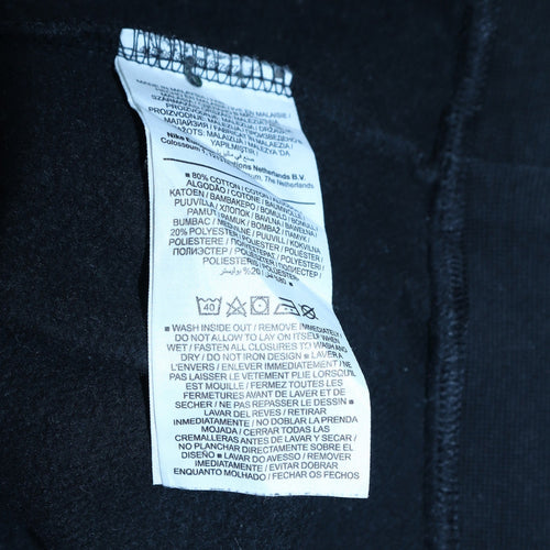 Nike Men's Black Medium Full Zip Fleece Track Jacket