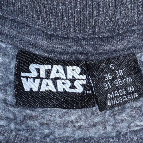 Cedar Wood State Men’s Grey Star Wars Logo Crew Neck Sweatshirt S