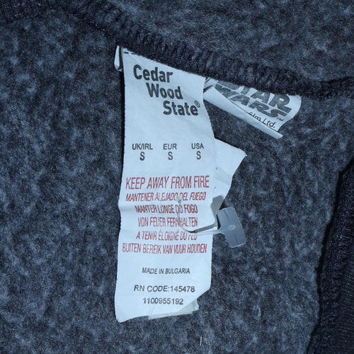 Cedar Wood State Men’s Grey Star Wars Logo Crew Neck Sweatshirt S