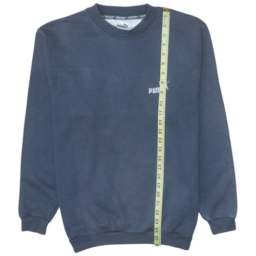 Puma Men's Blue Regular Fit Crew Neck Sweatshirt Size S