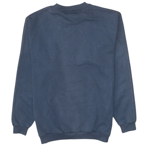 Puma Men's Blue Regular Fit Crew Neck Sweatshirt Size S