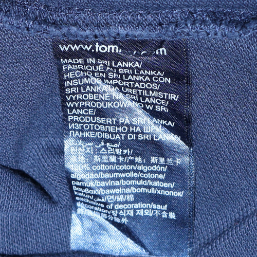 Tommy Hilfiger Men's Blue XL Slim Fit Cotton Polo Shirt