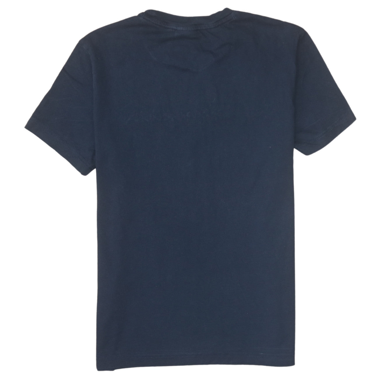 Champion Men's Blue Small Crew Neck Logo Graphic T-Shirt