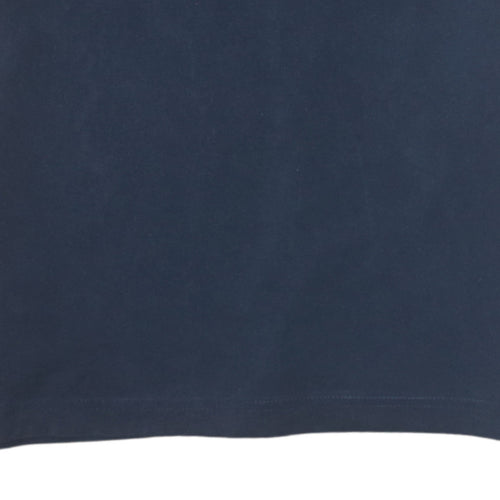 Champion Men's Blue Small Crew Neck Logo Graphic T-Shirt