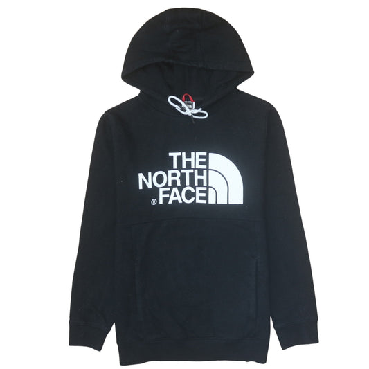 The North Face Womens Black Medium Pullover Hoodie Cotton Logo Sweatshirt