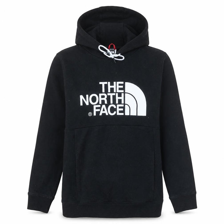 The North Face Womens Black Medium Pullover Hoodie Cotton Logo Sweatshirt