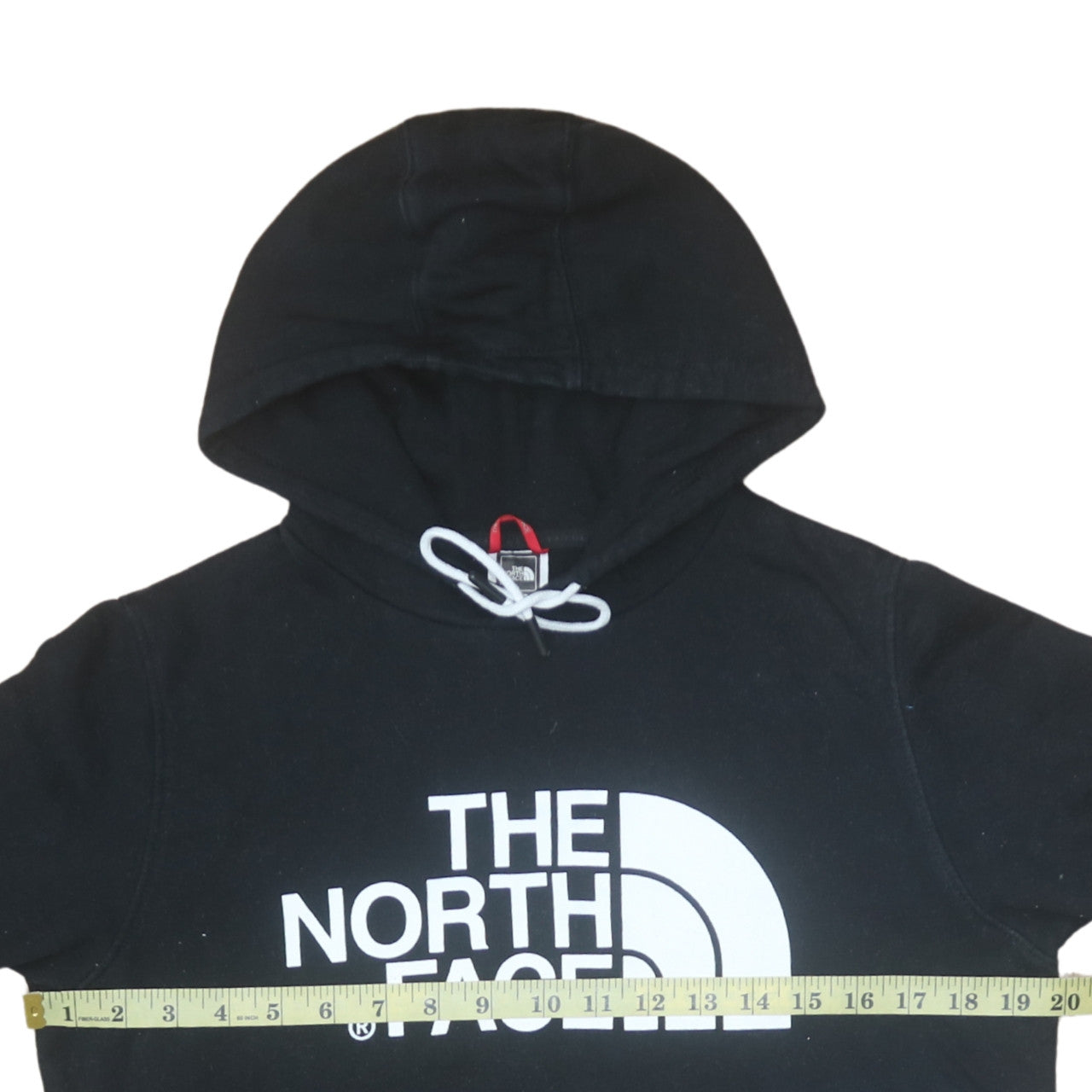 The North Face Womens Black Medium Pullover Hoodie Cotton Logo Sweatshirt