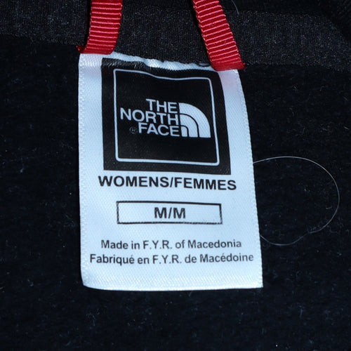 The North Face Womens Black Medium Pullover Hoodie Cotton Logo Sweatshirt