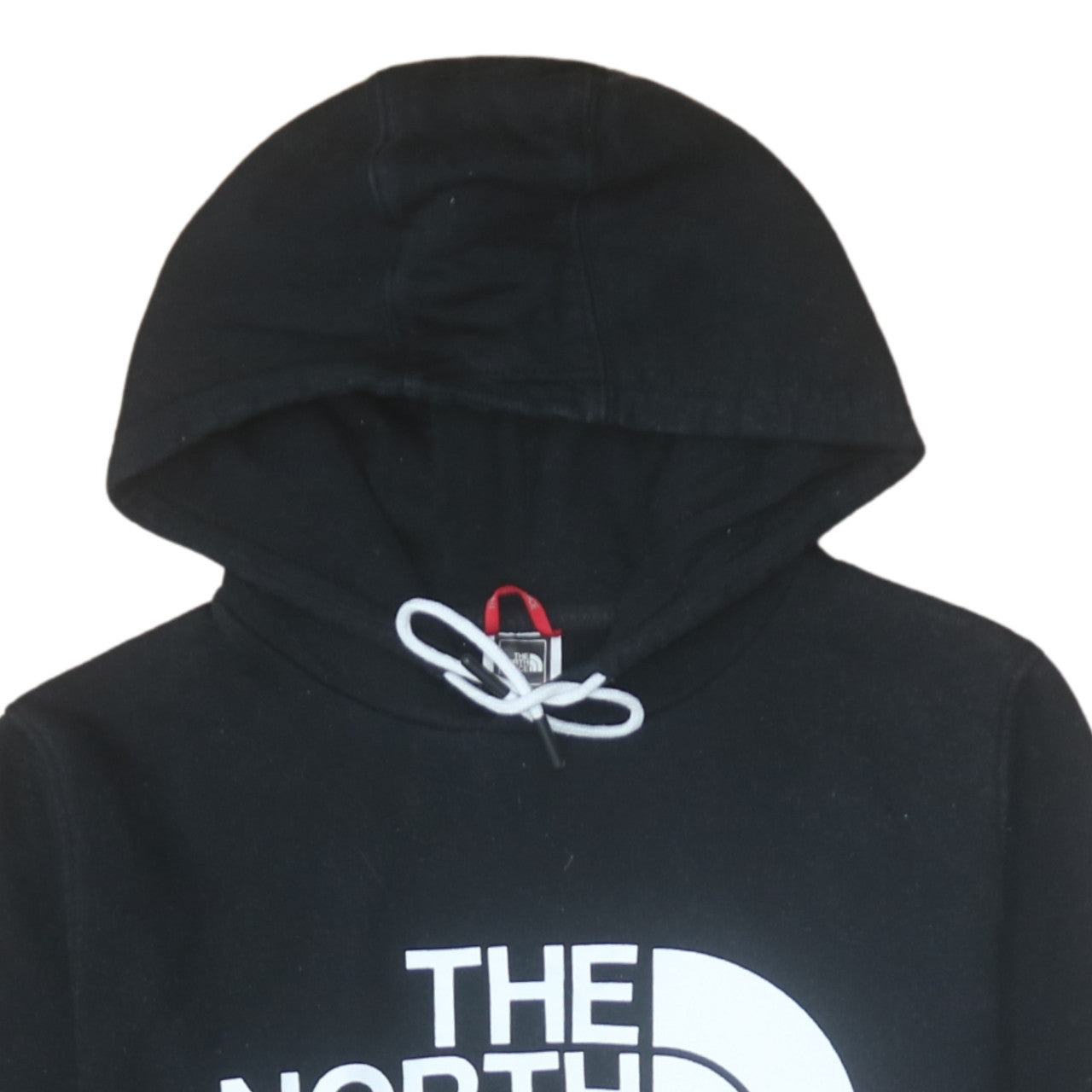 The North Face Womens Black Medium Pullover Hoodie Cotton Logo Sweatshirt