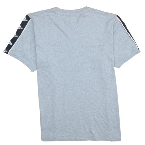 adidas Men’s Grey Short Sleeve Crew Neck Sports T-Shirt XL
