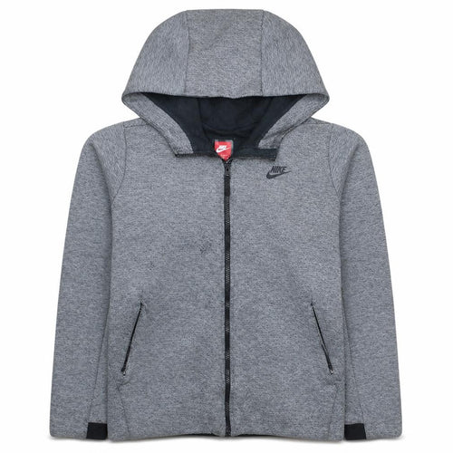 Nike Mens Grey XL Full Zip Hoodie Lightweight Sweatshirt
