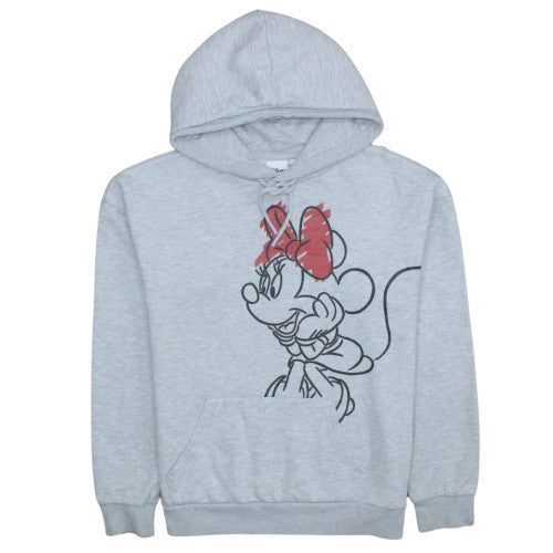 Disney Primark Womens Grey XS Hoodie Minnie Mouse Pullover