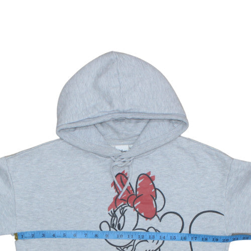 Disney Primark Womens Grey XS Hoodie Minnie Mouse Pullover
