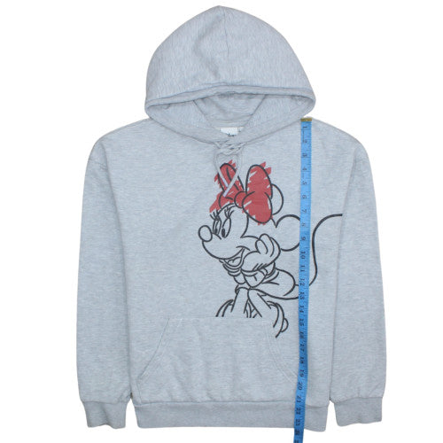 Disney Primark Womens Grey XS Hoodie Minnie Mouse Pullover