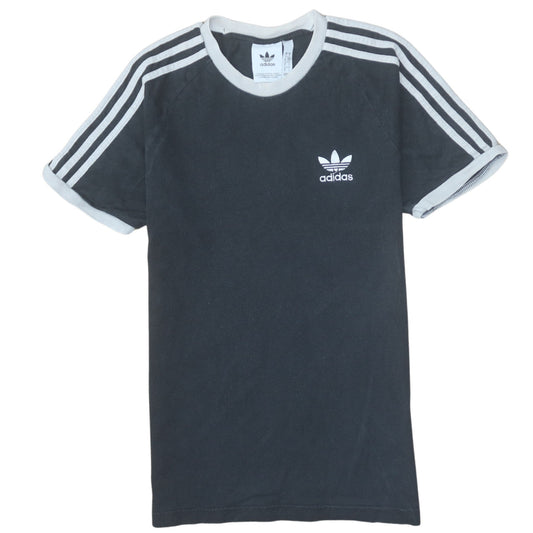 Adidas Men's Black Short Sleeve Crew Neck Retro Sports T-Shirt Size S