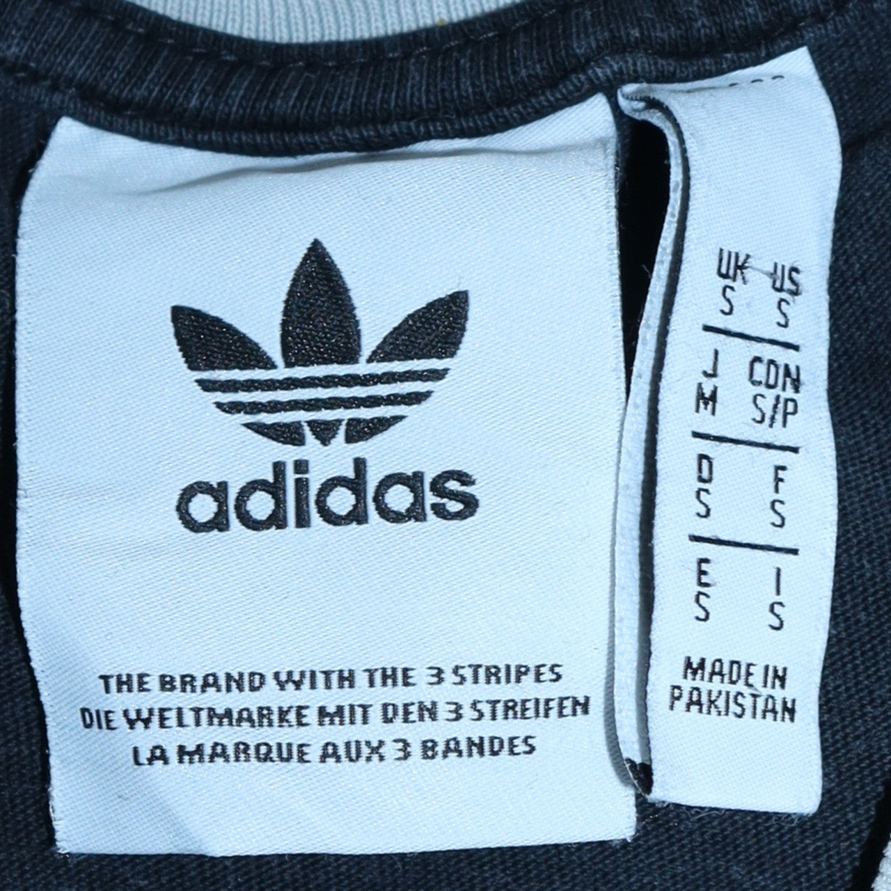 Adidas Men's Black Short Sleeve Crew Neck Retro Sports T-Shirt Size S