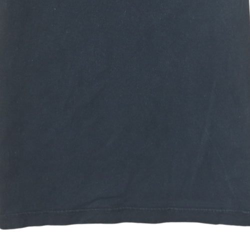 Adidas Men's Black Short Sleeve Crew Neck Retro Sports T-Shirt Size S
