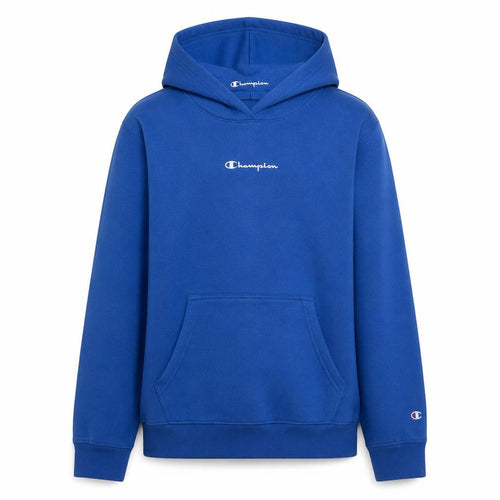 Champion Boys Blue Pullover Hoodie 15-16 Years Classic Fleece Sweatshirt