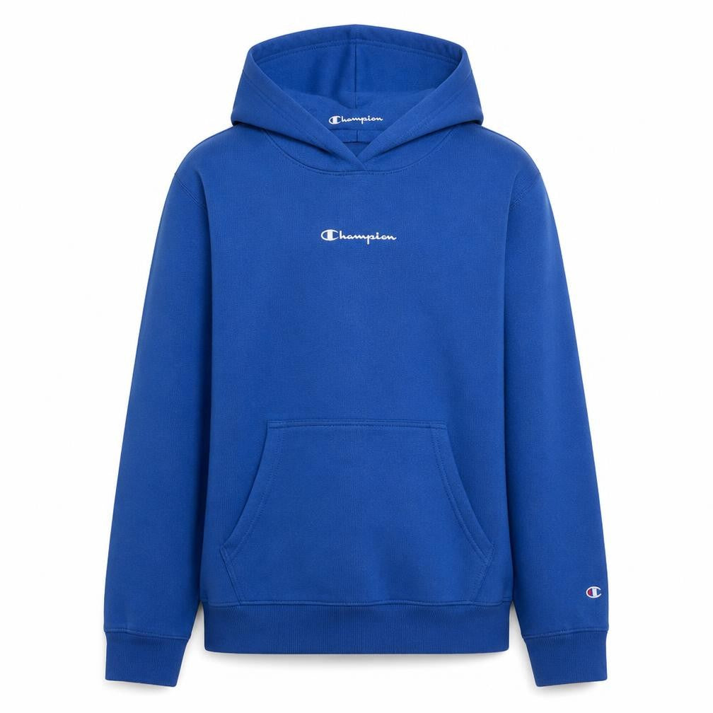 Champion Boys Blue Pullover Hoodie 15-16 Years Classic Fleece Sweatshirt