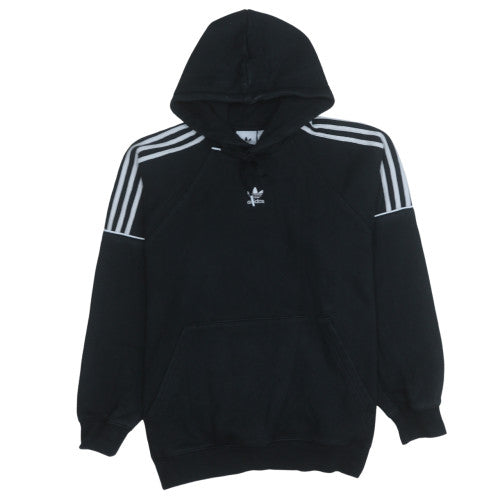 adidas Men's Black Pullover Hoodie L Sports Fleece Sweatshirt