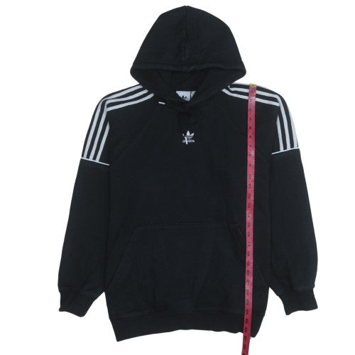 adidas Men's Black Pullover Hoodie L Sports Fleece Sweatshirt