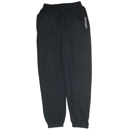 Kappa Men's Black Fleece Sweatpants Size L Regular Fit Activewear