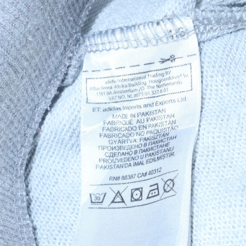 Adidas Womens Grey Jogger Sweatpants Size 12 Drawstring Regular Fit