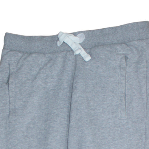 Adidas Womens Grey Jogger Sweatpants Size 12 Drawstring Regular Fit