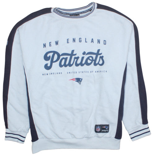 Primark Men’s White XL Pullover Sweatshirt New England Patriots Logo