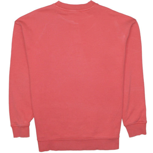Adidas Women's Pink Logo Crew Neck Pullover Sweatshirt Size 8