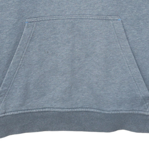 Adidas Men's Grey Pullover Hoodie M Sports Fleece Sweatshirt