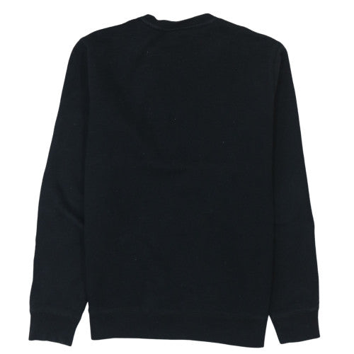 Emporio Armani Men's Black Cotton Blend Pullover Sweatshirt Size L