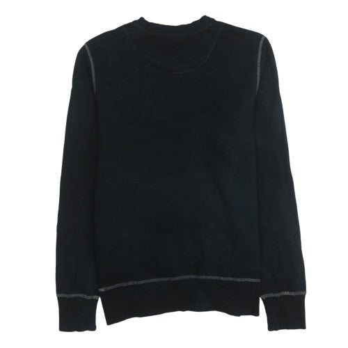 Nike Men's Black Cotton Crew Neck Pullover Sweatshirt M