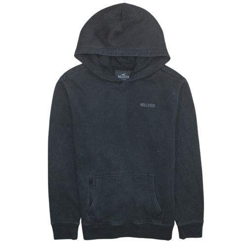Hollister Men's Black XS Relaxed Fit Pullover Hoodie