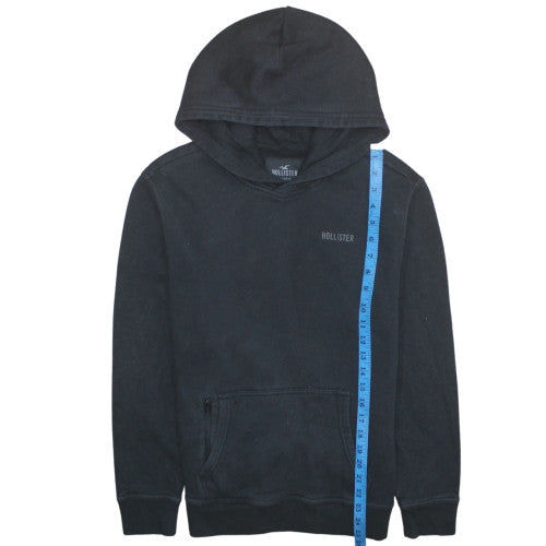 Hollister Men's Black XS Relaxed Fit Pullover Hoodie