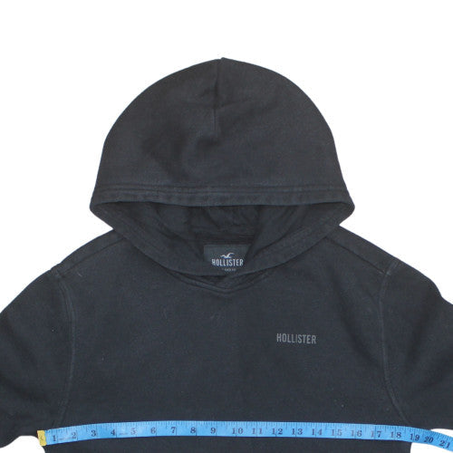 Hollister Men's Black XS Relaxed Fit Pullover Hoodie