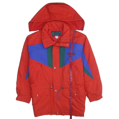 Fila Magic Line Men's Red XL 90s Hooded Parka Jacket