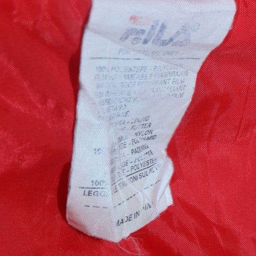 Fila Magic Line Men's Red XL 90s Hooded Parka Jacket
