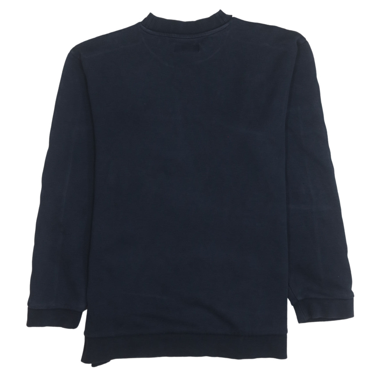 Adidas Mens Blue Pullover Sweatshirt M Logo Crew Neck Sportswear