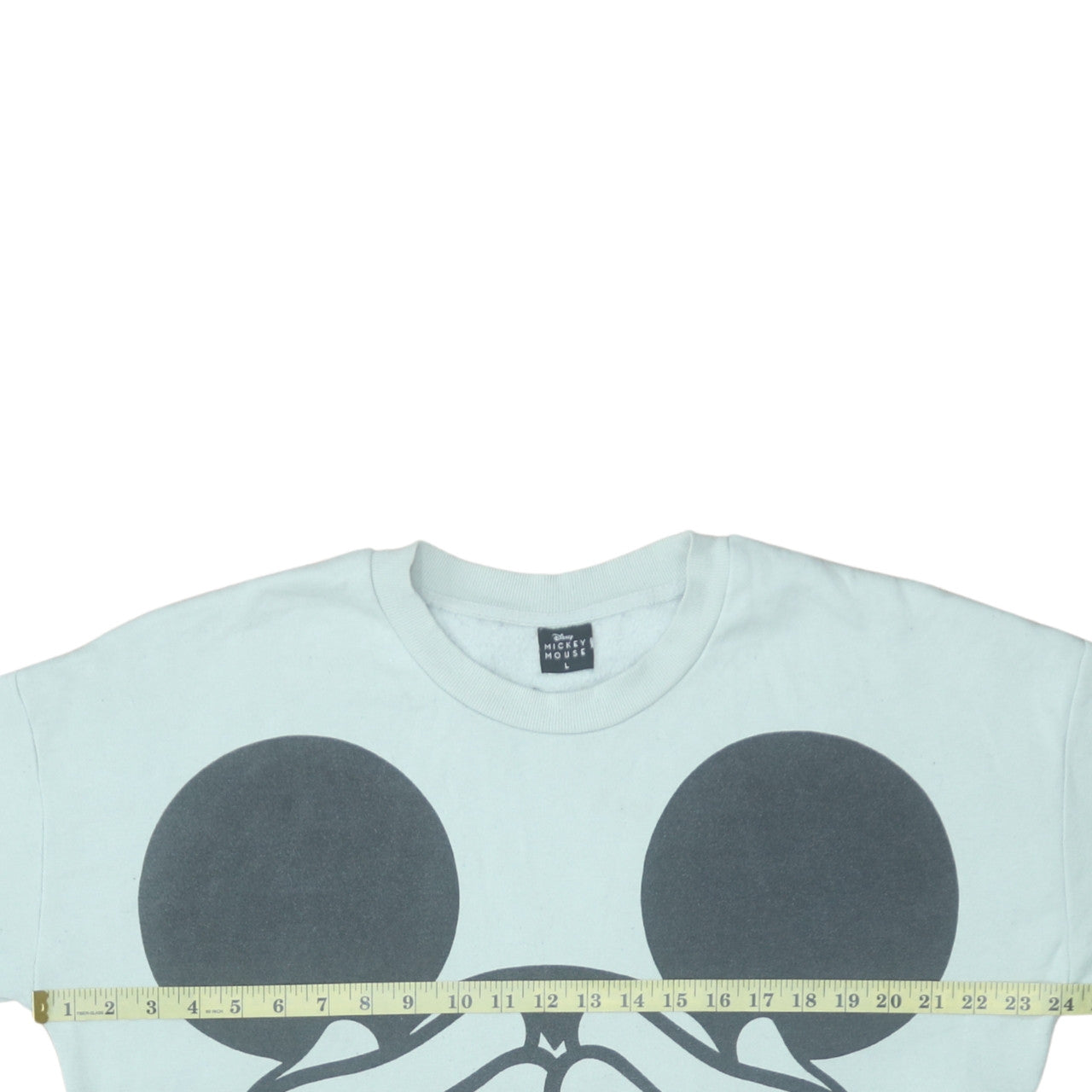 Disney Mickey Mouse Women's Light Blue Pullover Sweatshirt L 16-18