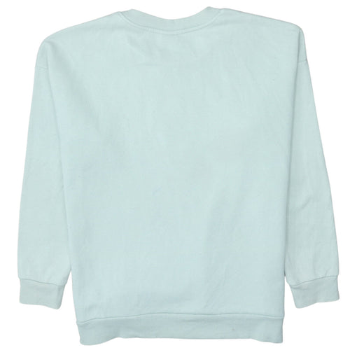 Disney Mickey Mouse Women's Light Blue Pullover Sweatshirt L 16-18