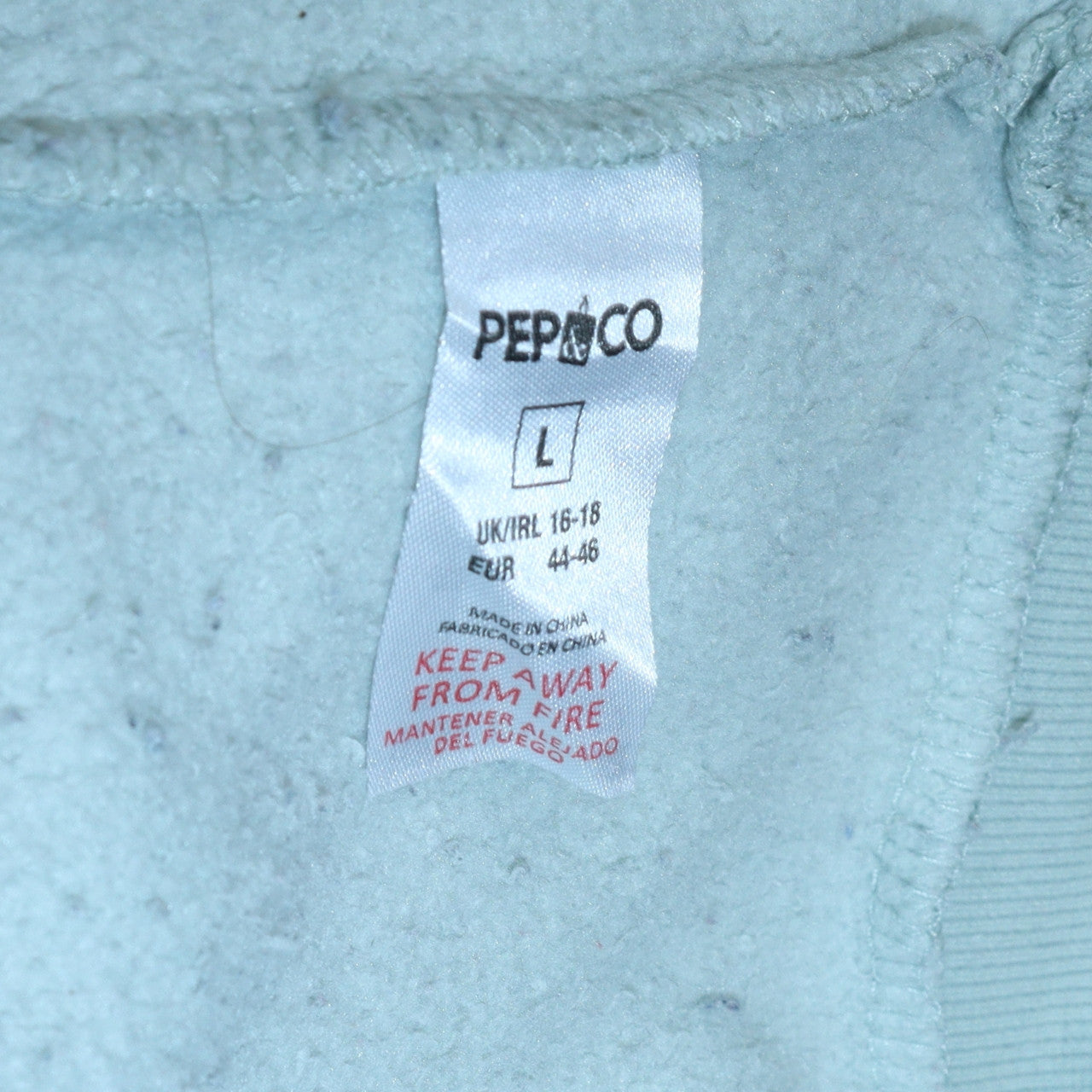 Disney Mickey Mouse Women's Light Blue Pullover Sweatshirt L 16-18