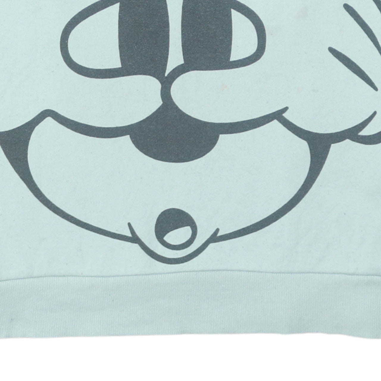 Disney Mickey Mouse Women's Light Blue Pullover Sweatshirt L 16-18