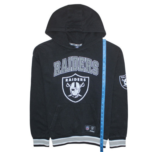 Primark NFL Raiders Men's Black Pullover Hoodie M