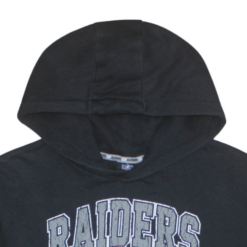 Primark NFL Raiders Men's Black Pullover Hoodie M