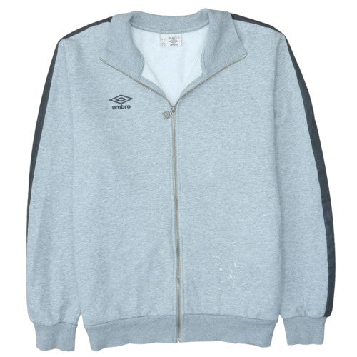 Umbro Men's Grey 2XL Track Jacket Full Zip Sportswear
