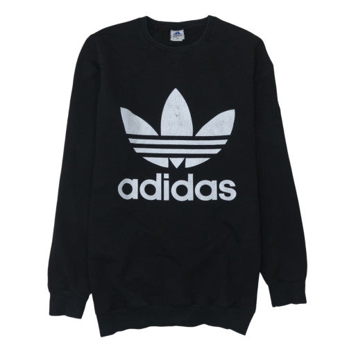Adidas Men's Black 2XL Crew Neck Pullover Sweatshirt