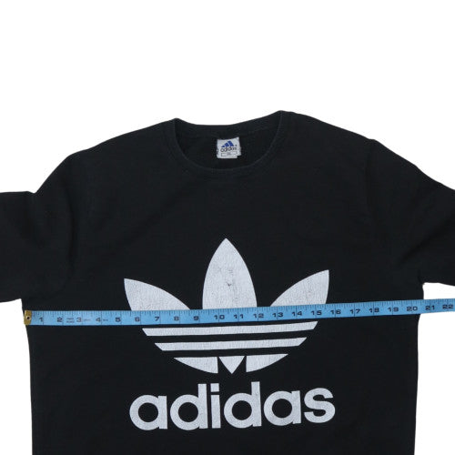 Adidas Men's Black 2XL Crew Neck Pullover Sweatshirt