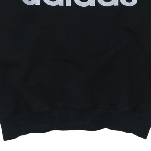 Adidas Men's Black 2XL Crew Neck Pullover Sweatshirt
